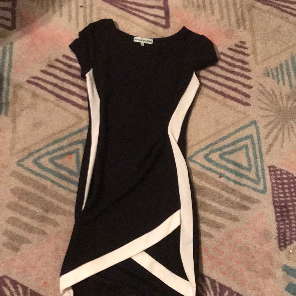 Black crossed dress